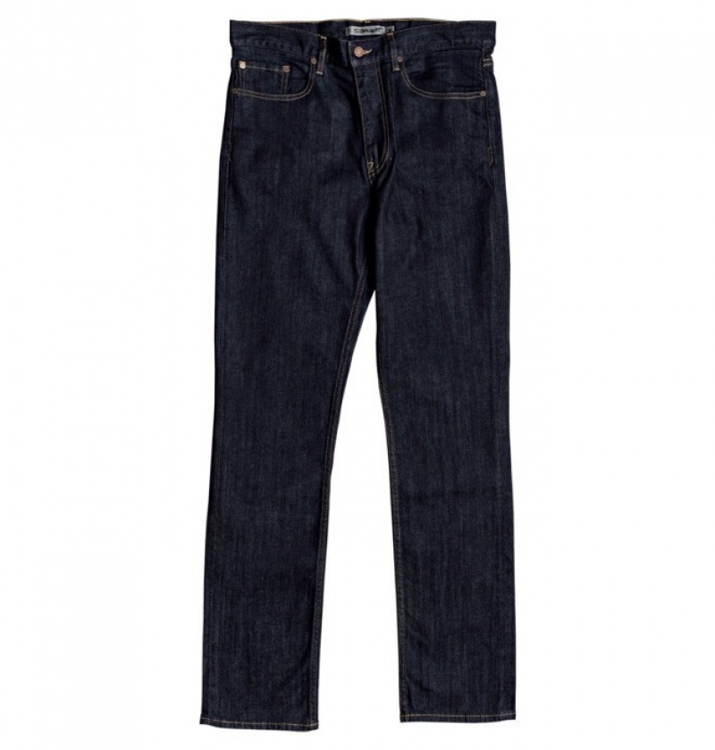 Pantaloni DC Worker Drept Fit Jeans Barbati Indigo | UGJ2683