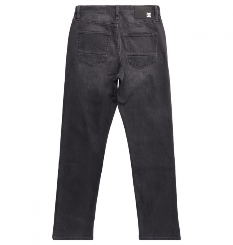 Pantaloni DC Worker Relaxed Fit Jeans Barbati Gri | JZE9719