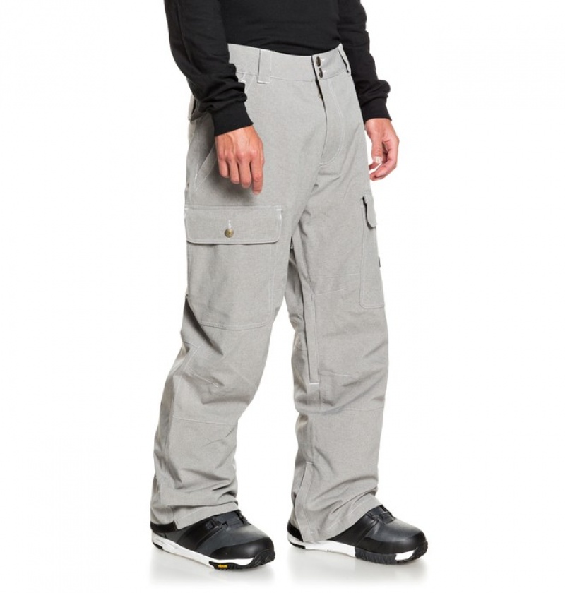 Pantaloni De Snowboard DC Code Shell Barbati Gri | SGJ5131