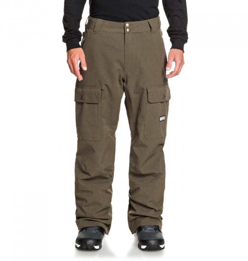 Pantaloni De Snowboard DC Code Shell Barbati Maro | MEL6863