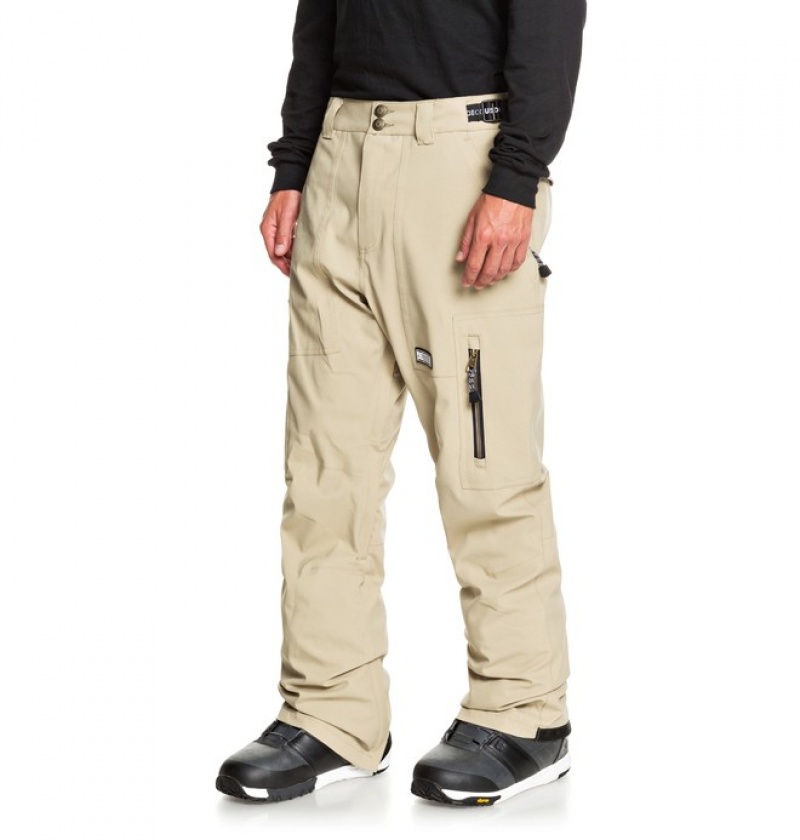 Pantaloni De Snowboard DC Division Shell Barbati Kaki | AIO6533