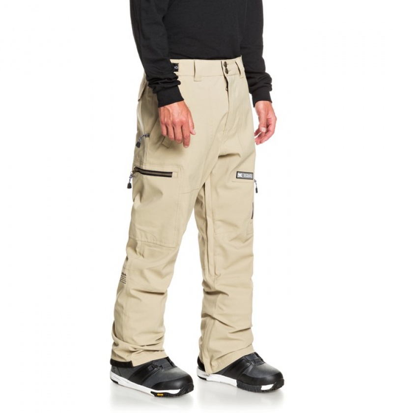 Pantaloni De Snowboard DC Division Shell Barbati Kaki | AIO6533