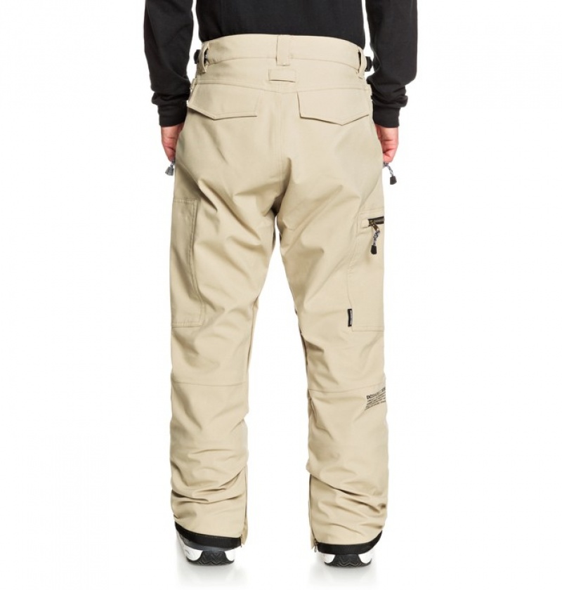 Pantaloni De Snowboard DC Division Shell Barbati Kaki | AIO6533