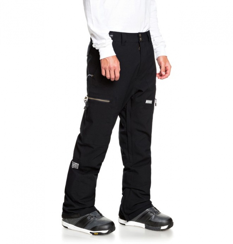 Pantaloni De Snowboard DC Division Shell Barbati Negrii | HDV5907