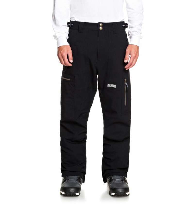 Pantaloni De Snowboard DC Division Shell Barbati Negrii | HDV5907