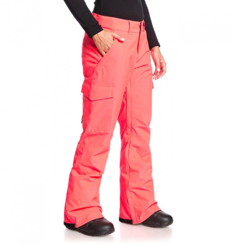 Pantaloni De Snowboard DC Nonchalant Dama Roz | ZNK5610