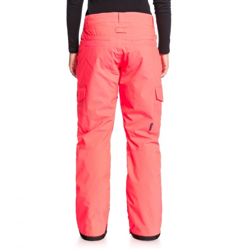 Pantaloni De Snowboard DC Nonchalant Dama Roz | ZNK5610