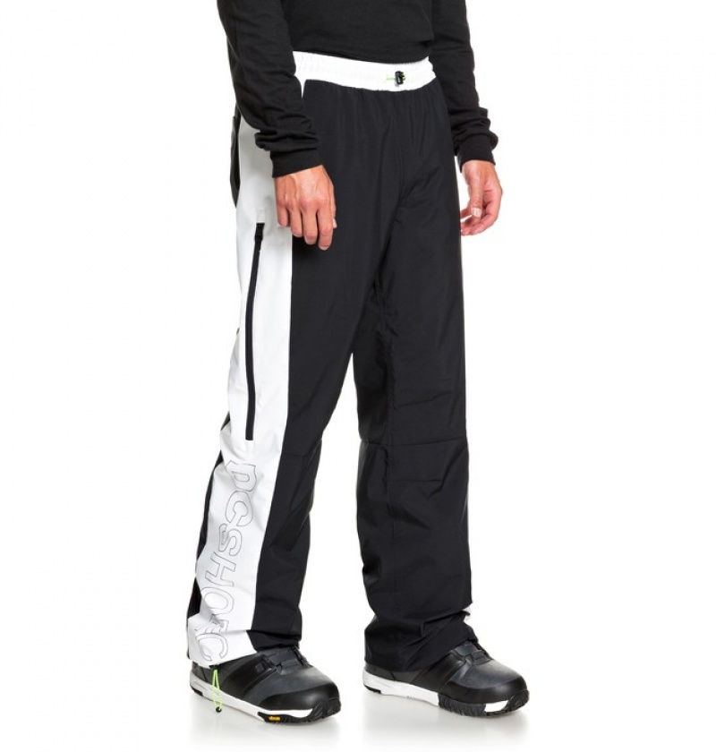 Pantaloni De Snowboard DC Podium Shell Barbati Negrii | XKY1062