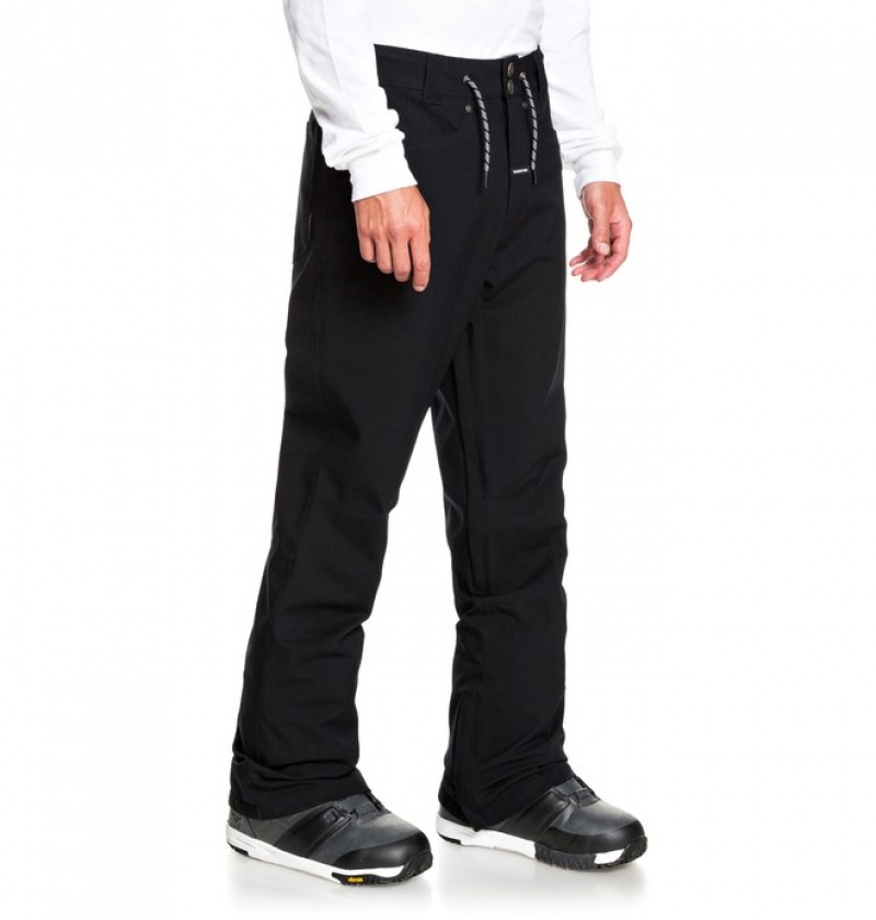 Pantaloni De Snowboard DC Relay Shell Barbati Negrii | CLO7848