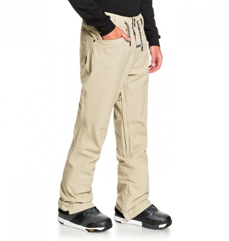 Pantaloni De Snowboard DC Relay Shell Barbati Kaki | OHZ1835