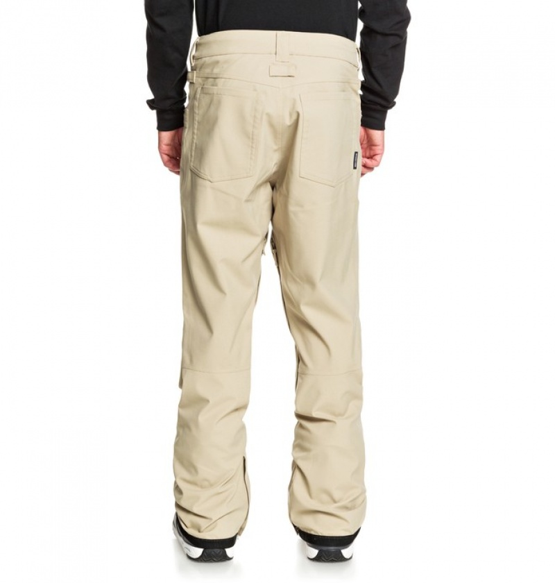 Pantaloni De Snowboard DC Relay Shell Barbati Kaki | OHZ1835