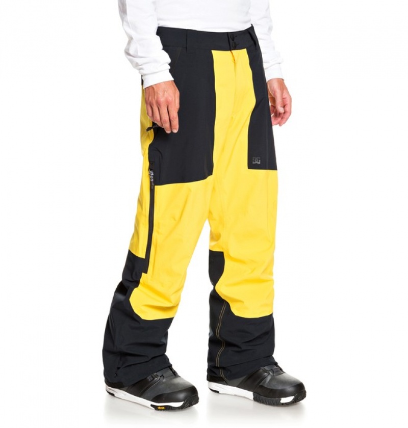 Pantaloni De Snowboard DC Squadron Shell Barbati Lămâie | TLA6448