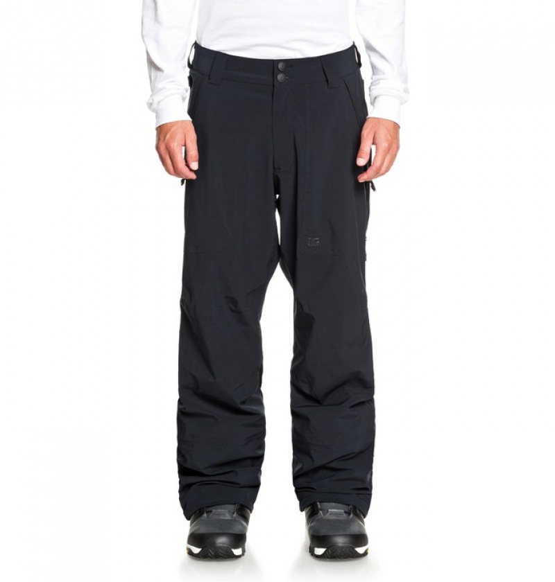 Pantaloni De Snowboard DC Squadron Shell Barbati Negrii | OKM7056