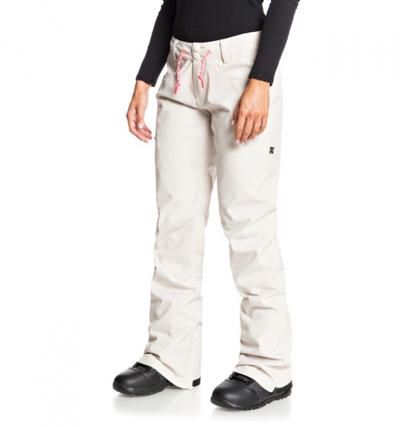 Pantaloni De Snowboard DC Viva Shell Dama Gri | HAZ5471