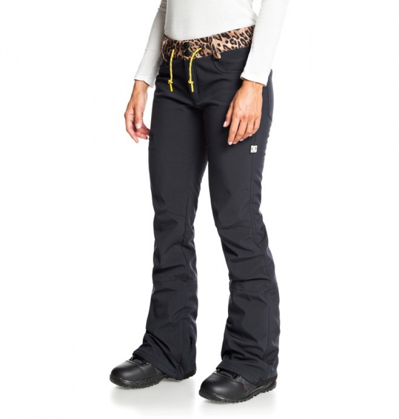 Pantaloni De Snowboard DC Viva Softshell Dama Negrii | BTG5545