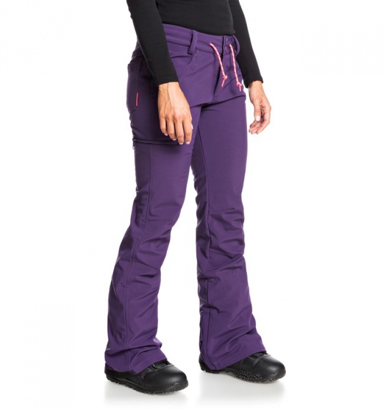 Pantaloni De Snowboard DC Viva Softshell Dama Violet | YWA8509