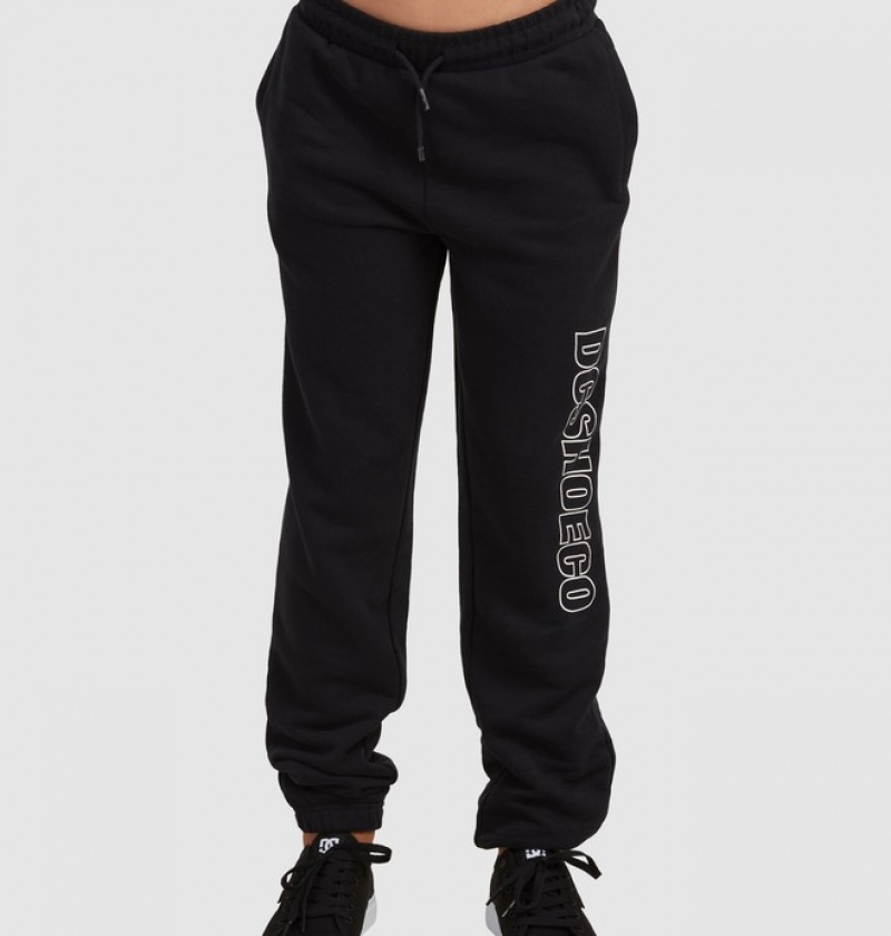 Pantaloni & Pantaloni Scurti DC Downing Joggers Copii Negrii | EOW6022