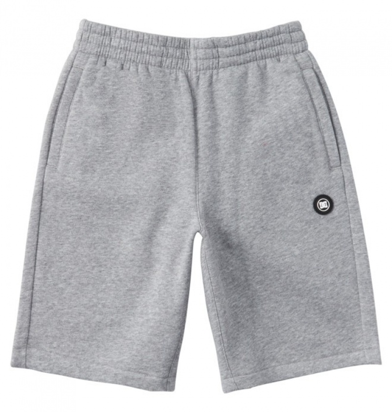 Pantaloni & Pantaloni Scurti DC Riot Sweat Pantaloni Scurti Copii Gri | AME8767