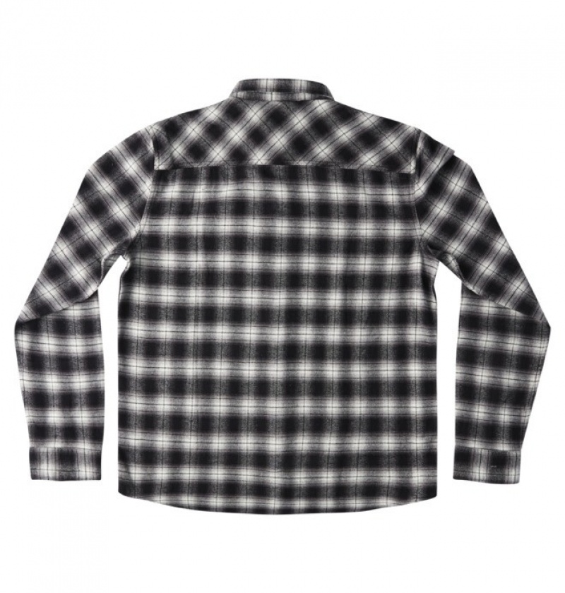 Camasi & Polo DC Martha Long Sleeve Shirt Barbati Negrii | LRF8450