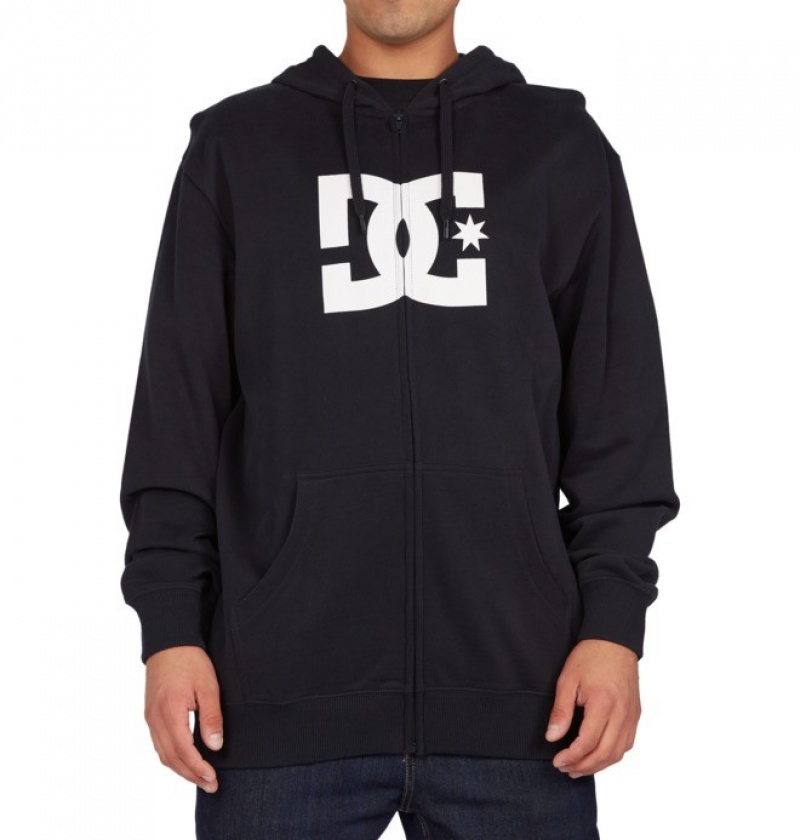 Pulovere & Hanorace DC Star Hoodie Barbati Negrii | TUU9225