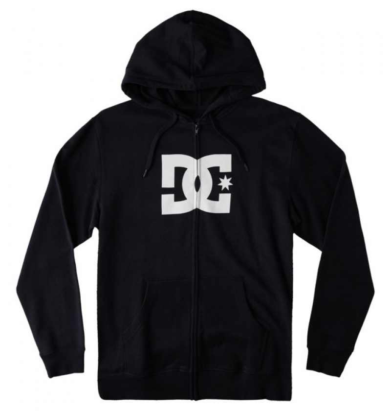 Pulovere & Hanorace DC Star Hoodie Barbati Negrii | TUU9225