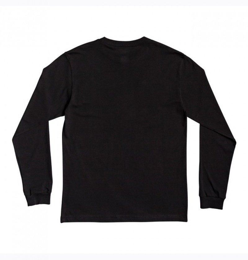 Tricouri DC Star Long Sleeve Tee Barbati Negrii | INO0965