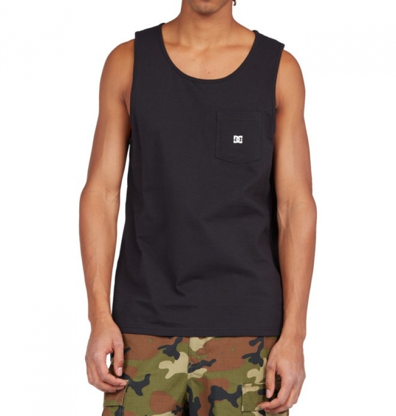 Tricouri DC Star Pocket Pocket Tank Top Barbati Negrii | HAD6358