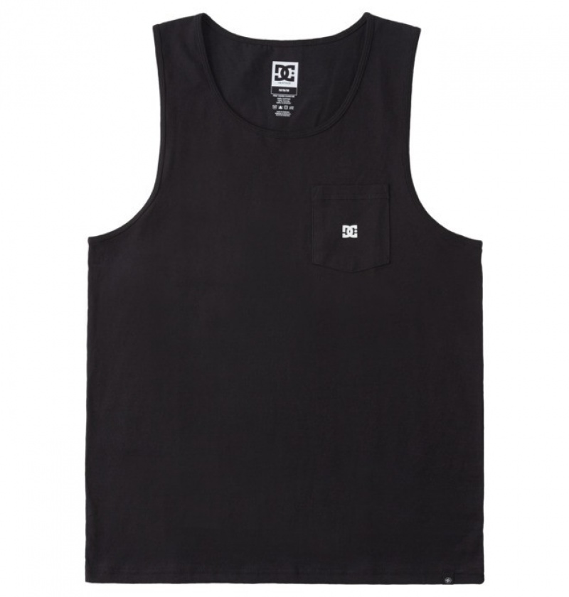 Tricouri DC Star Pocket Pocket Tank Top Barbati Negrii | HAD6358