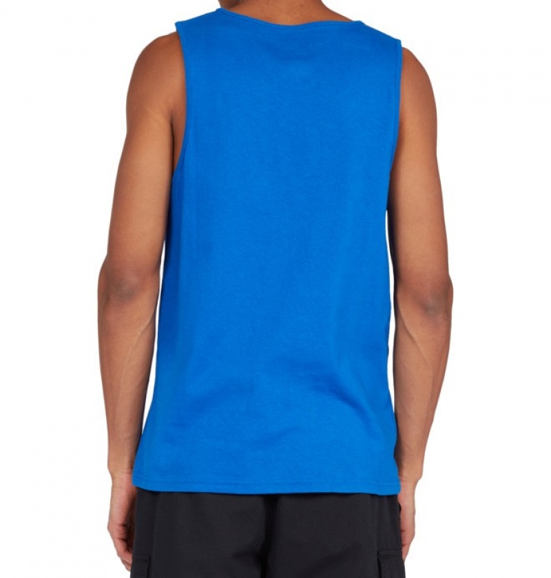 Tricouri DC Star Pocket Pocket Tank Top Barbati Albastri | QPH1056